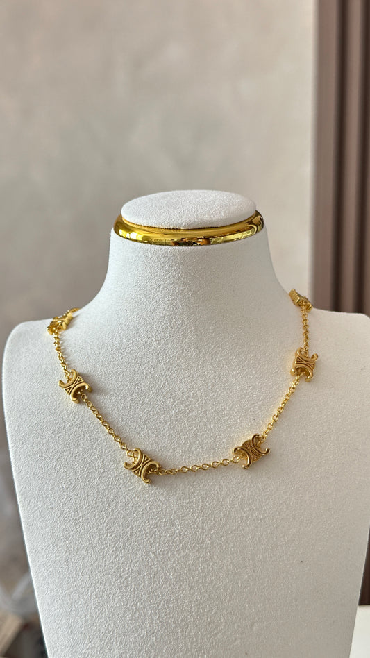 Gold charms Necklace