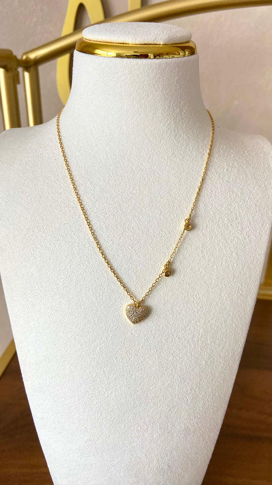 Heart and Ligth Points Necklace