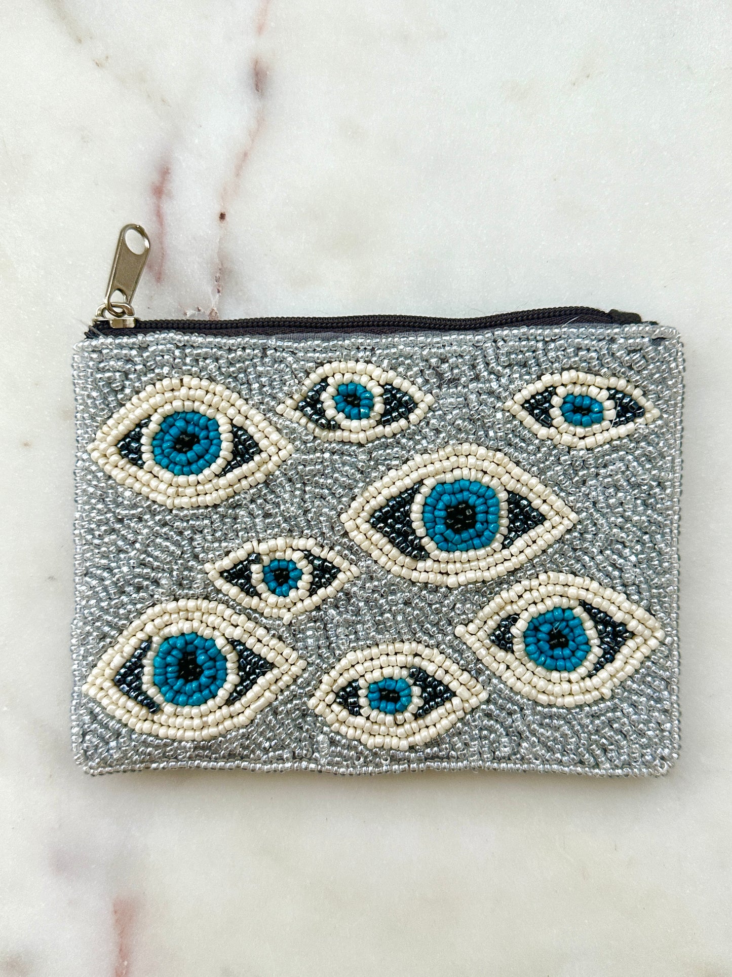 Silver EvilEye 🧿 Coin Purse 👛