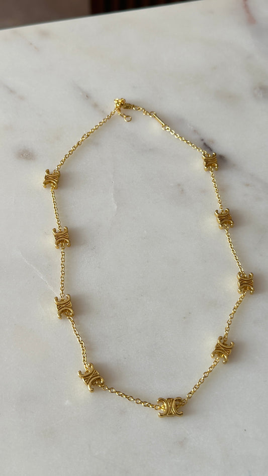 Gold charms Necklace