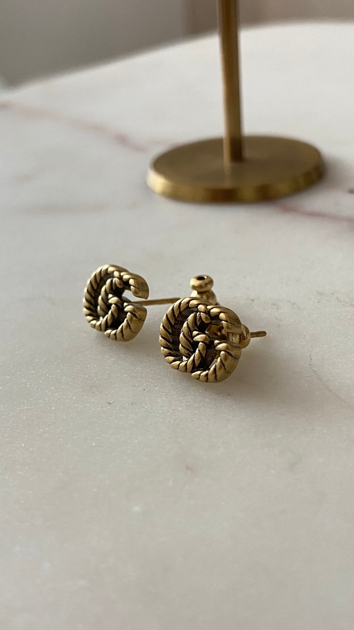 Vintage Gold Studs