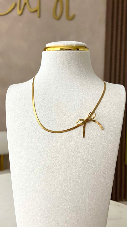 Gold Coquette Necklace